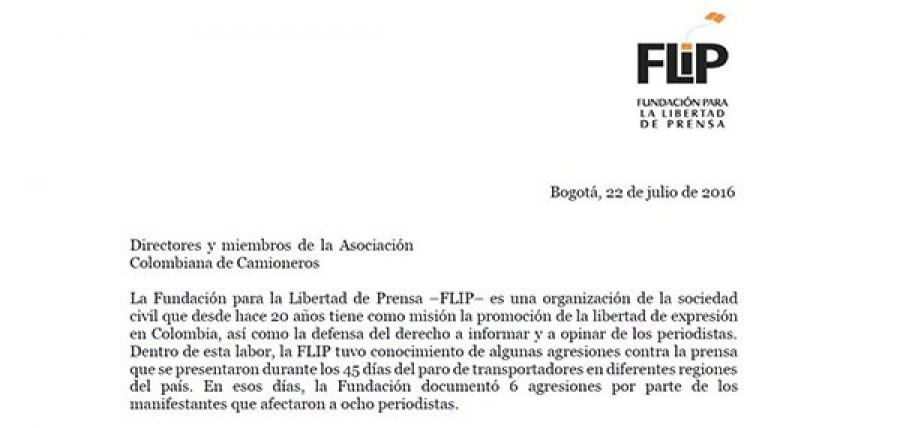 Carta abierta a las agremiaciones camioneras